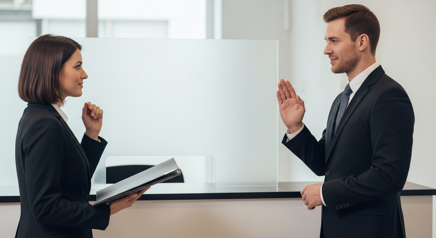 Symbolbild: Opt-out / Widerspruch im B2B-Kontext (textfrei).