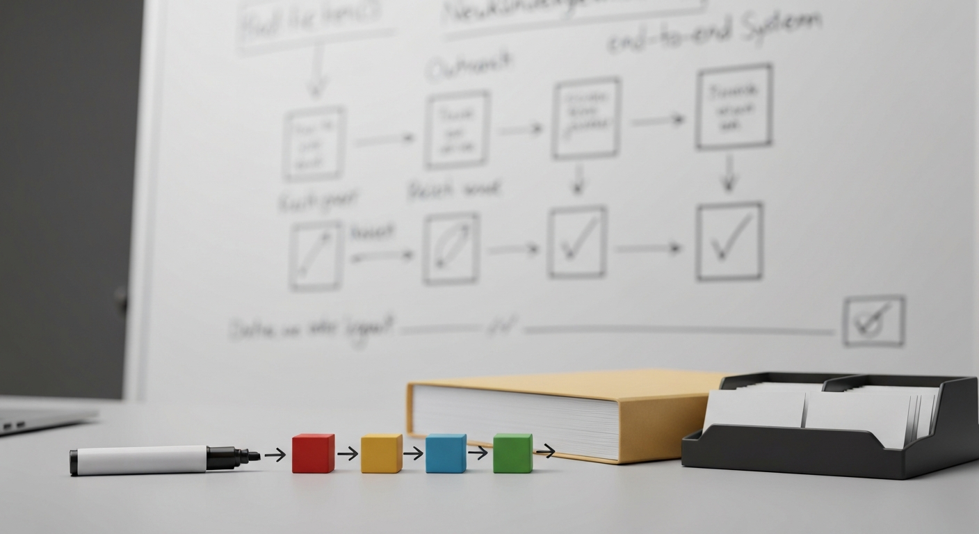 Neukundengewinnung im B2B: Prozessphasen bis zum Abschluss (photorealistisch)