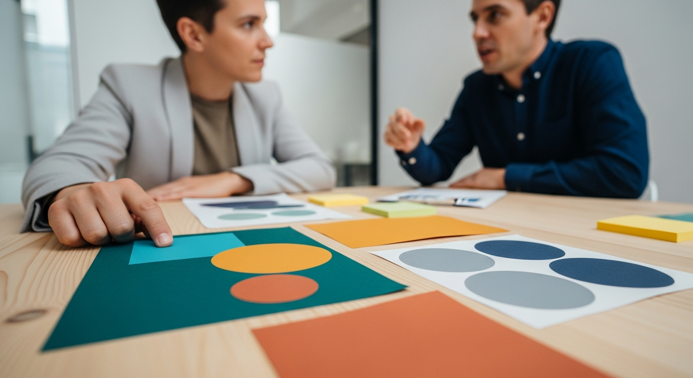 Symbolbild: Buyer Persona im B2B-Kontext, Situation ohne lesbaren Text.