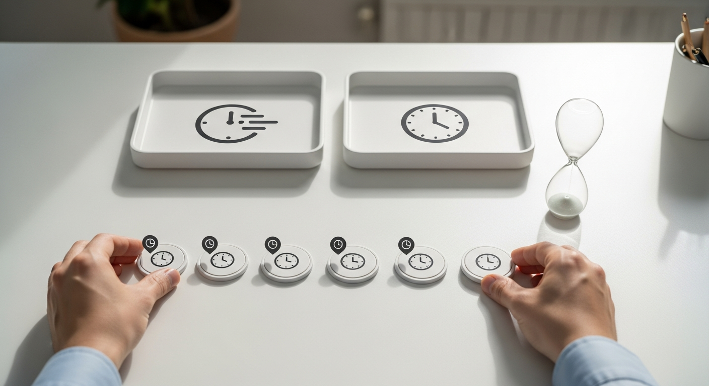 Symbolbild: Timing und Frequenz als bewusst getaktete Touchpoints.