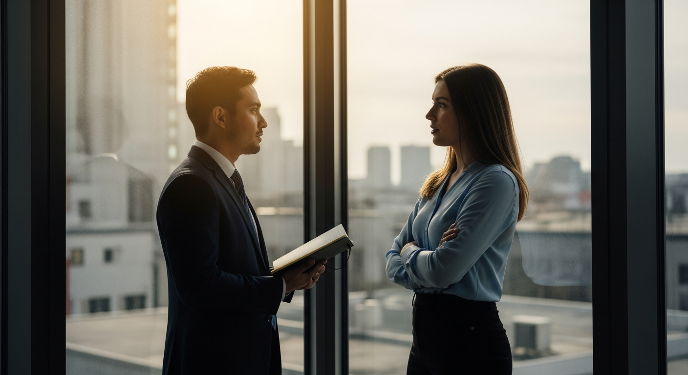 Symbolbild: Preis-/Budget-Einwände (vor Termin) im B2B-Kontext (textfrei).