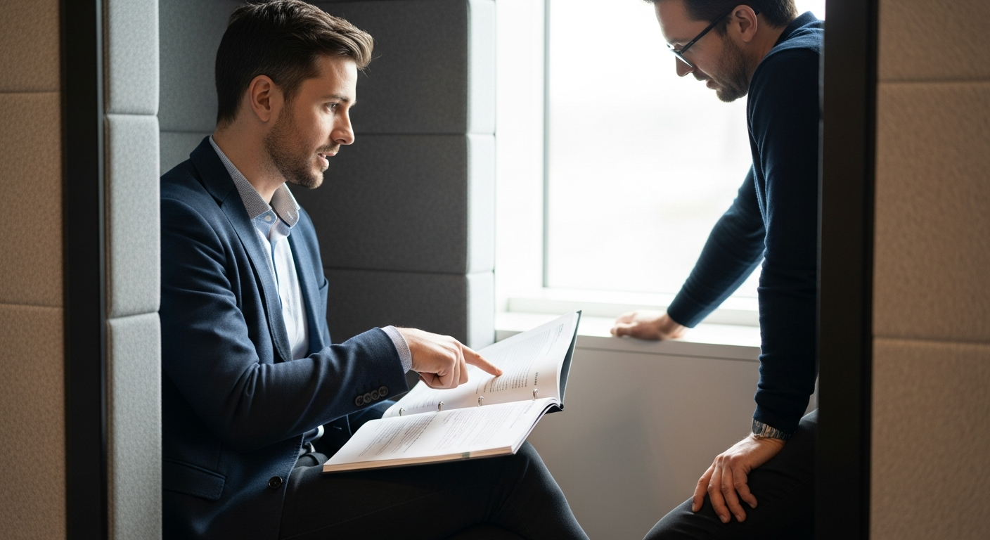 Symbolbild: Warm-up / Soft-Touch im B2B-Kontext (textfrei).