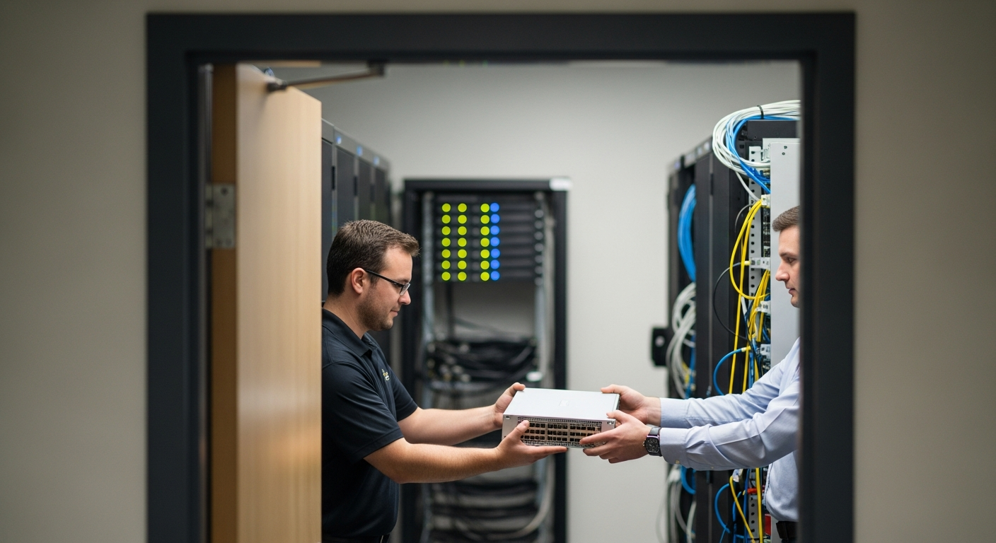 Symbolbild: Blacklist / Blocklist im B2B-Kontext (textfrei).