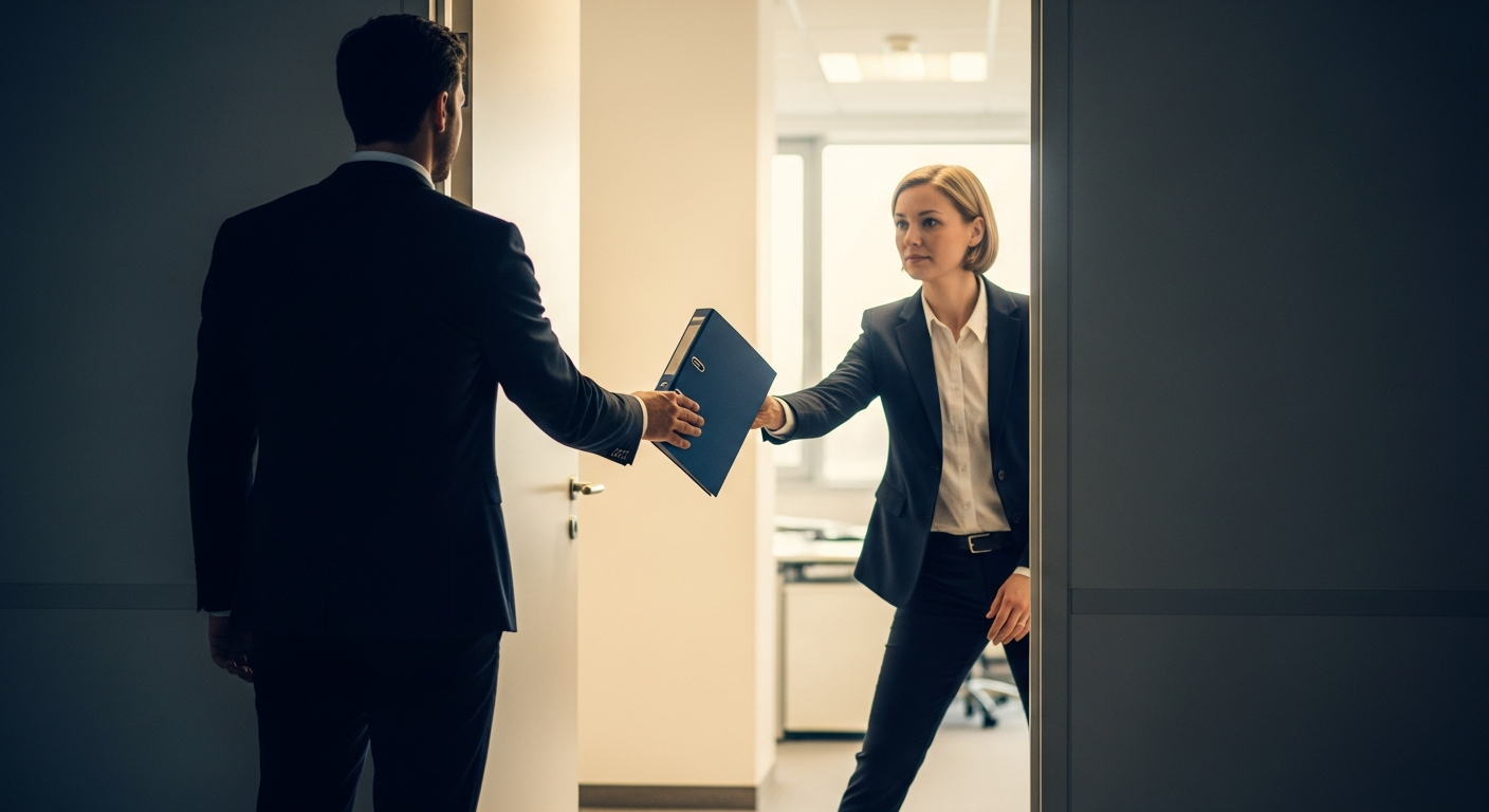 Symbolbild: Auftragsverarbeitung (AVV) im B2B-Kontext (textfrei).