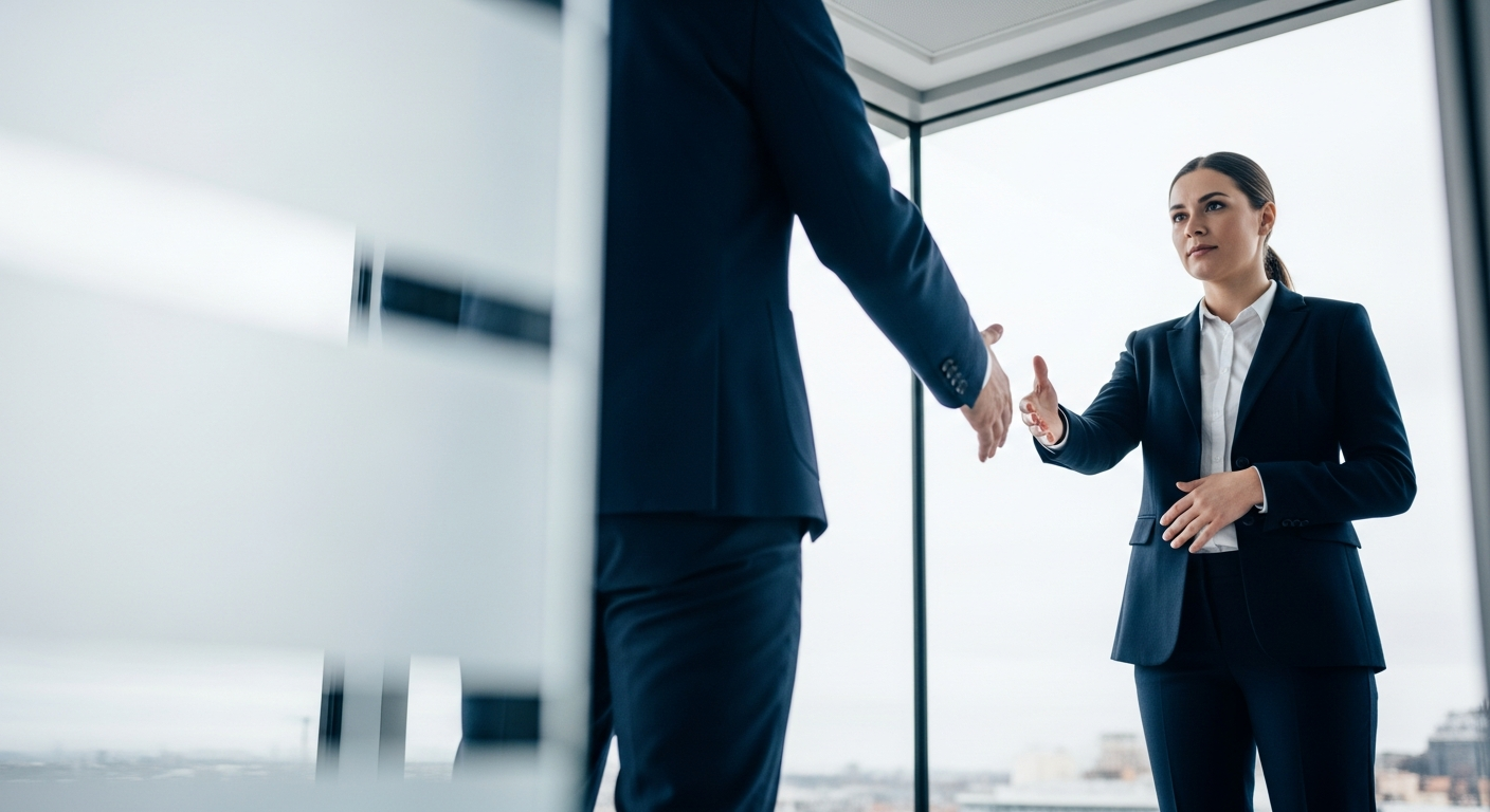 Symbolbild: Zielerreichung / Quoten im B2B-Kontext (textfrei).