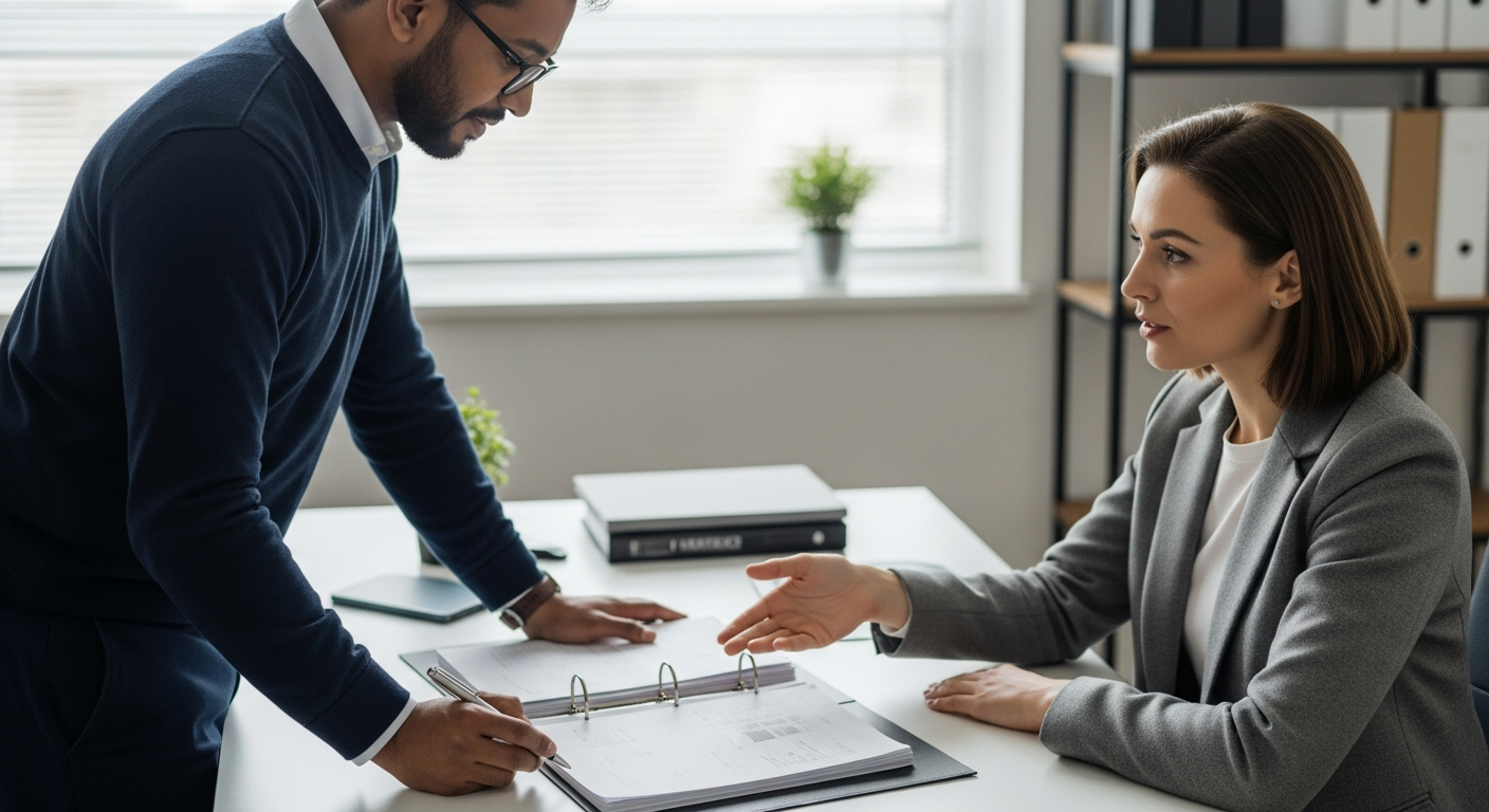 Symbolbild: SLA (Lead-Reaktionszeit) im B2B-Kontext (textfrei).